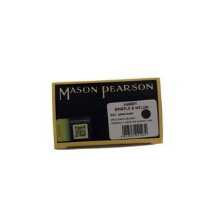 Mason Pearson BN3 Hair Brush Dark Ruby Handy | Bristle & Nylon | W/ Cleaner